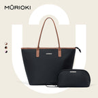 MURIOKI-Grace ToteBag for Woman 14In Large Capacity with Detachable Pouch G1041(28*12*31cm)