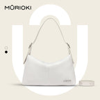 MURIOKI-Jade Twill Hobo bag for Woman with Adjustable Shoulder Strap G1043(31*10*20CM)