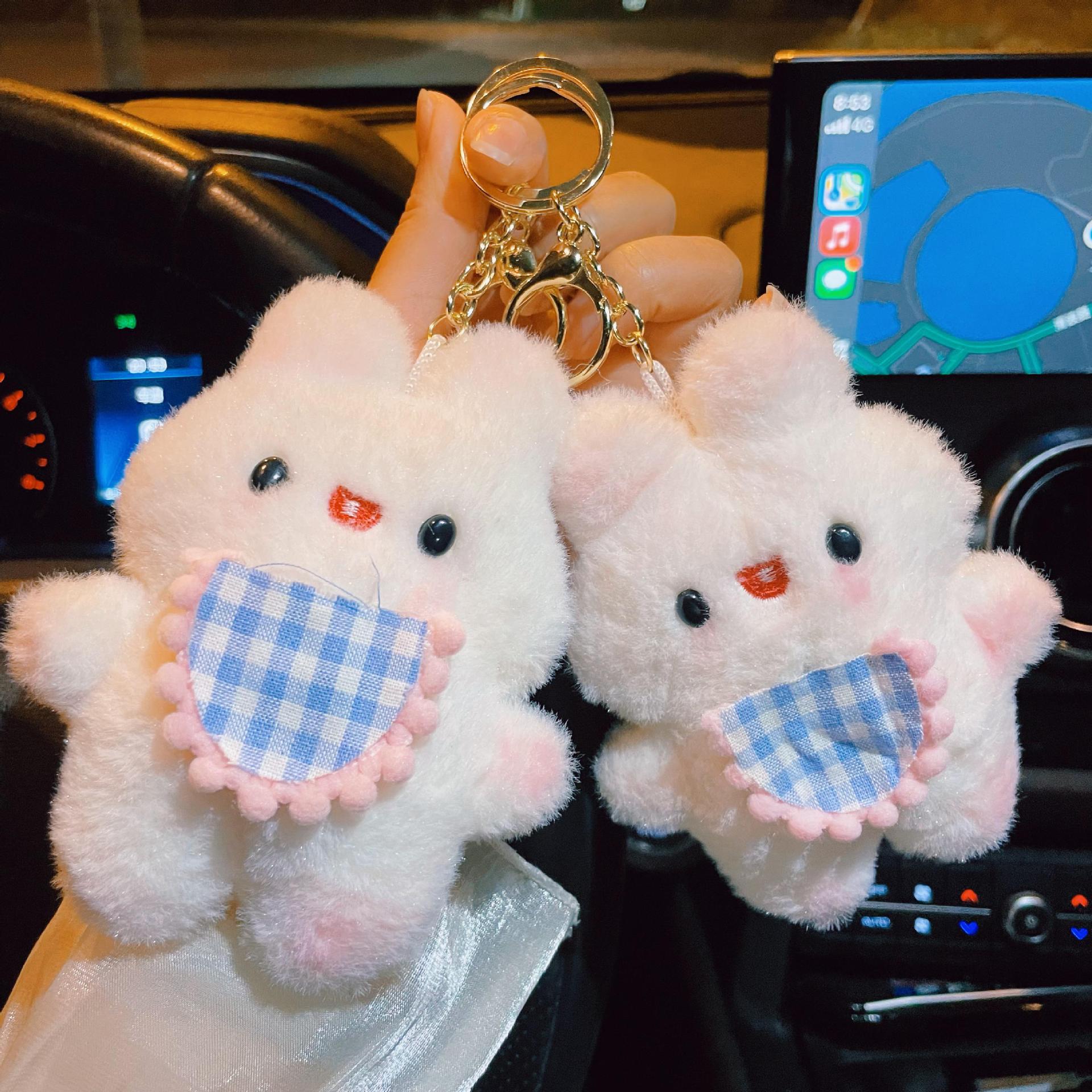 [Bag Accessory]MURIOKI Plush Rabbit Pendant Doll Accessory Bag Pendant - shop.murioki