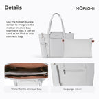 MURIOKI-Ocean 15.6 Inch Office Tote Bag for Women with Detachable Pouch G1015 (35*29*14CM) - shop.murioki