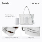 MURIOKI-Island Tote Bag with Powerbank Zone G1020 (34*13*28cm) - shop.murioki