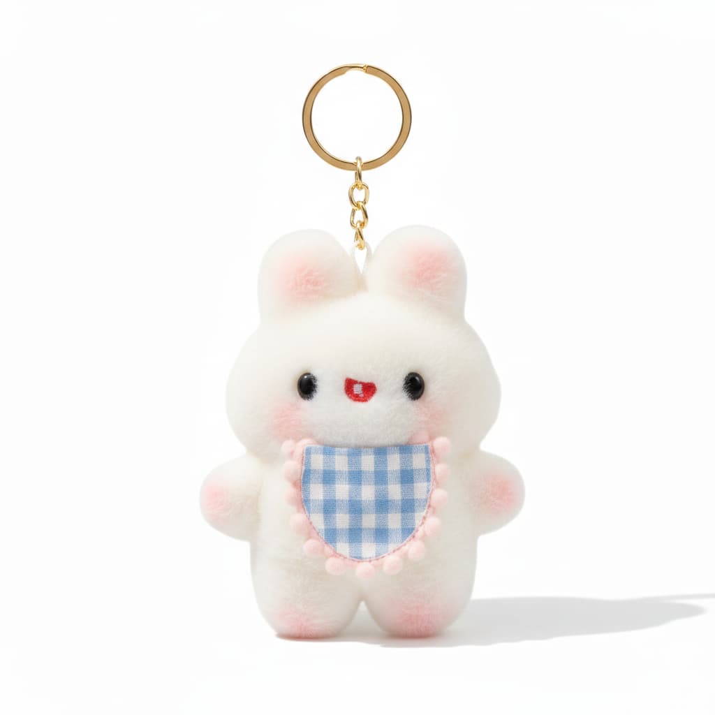 [Bag Accessory]MURIOKI Plush Rabbit Pendant Doll Accessory Bag Pendant Main image