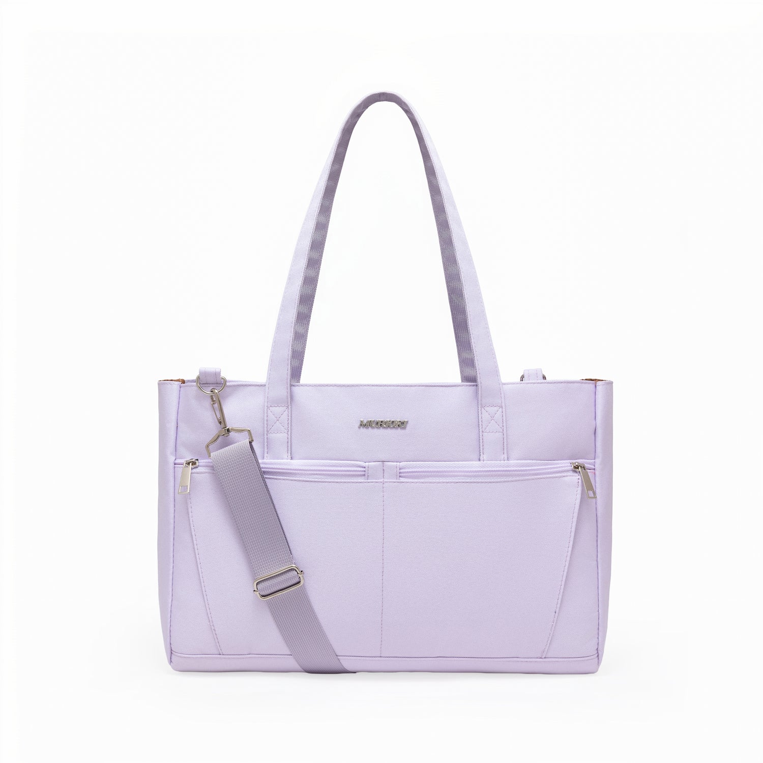 MURIOKI-ミステリーラップトップトートバッグ カップホルダー付き G1013 (41*28*13CM) 