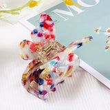 Christmas Gift New Acetate Hair Claw Sweet Fairy Butterfly Hairpin Gradient Tie-Dye Colored Styling Tools Barrettes for Women Girls Hair Clip